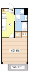 宮司サンシャインⅢの物件間取画像